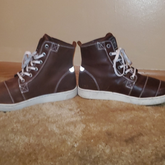 Harley-Davidson Steinman Sneakers Brown Size 9.5 - Picture 3 of 5